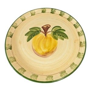 Vintage Casafina Hand painted Portugal Dessert Fruit Salad Plate Apple 8 3/4 in